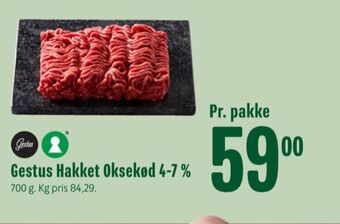 Min Købmand Gestus hakket oksekød tilbud