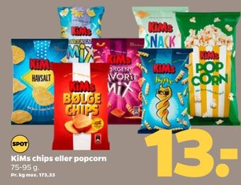 Netto Kims chips tilbud