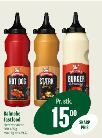 Min Købmand Bähncke ketchup tilbud
