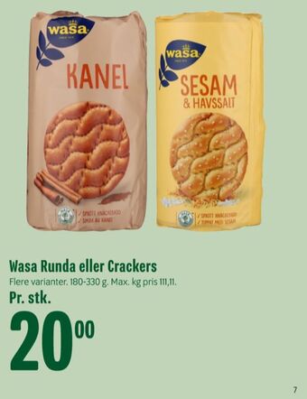 Wasa knækbrød