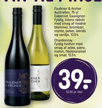 REMA 1000 Ukendt australsk rødvin tilbud