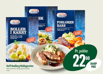 Min Købmand Steff houlberg boller i karry tilbud
