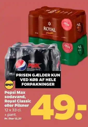 Netto Pepsi max cola tilbud