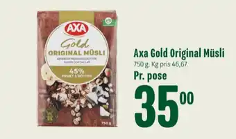 Min Købmand Axa müsli tilbud