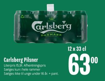 Min Købmand Pilsner øl tilbud