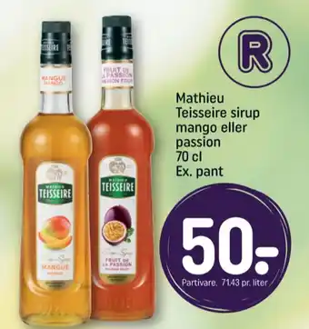 Mathieu teisseire sirup