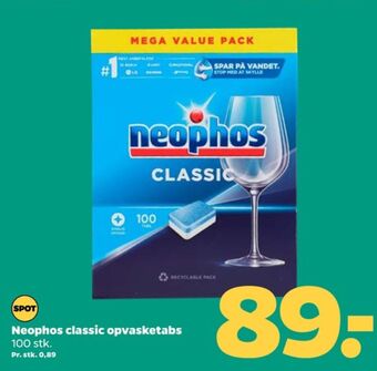 Netto Neophos maskinopvask-tabs tilbud