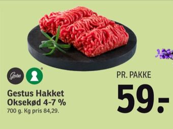 SPAR Gestus hakket oksekød tilbud