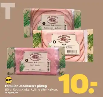 Familien jacobsen kalkunbryst bastu-røget