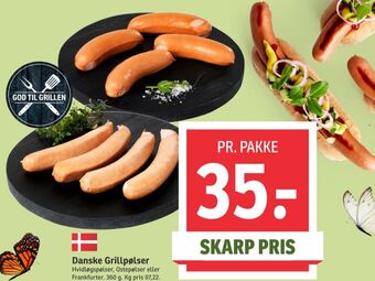 SPAR Ukendt grillpølser tilbud