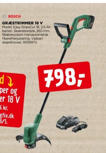 jem & fix Bosch græstrimmer tilbud
