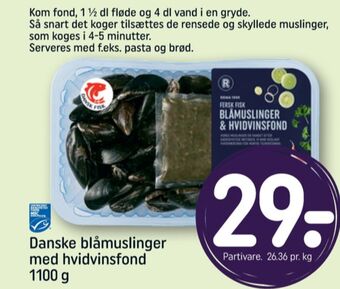 REMA 1000 Rema 1000 blåmuslinger tilbud
