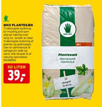 jem & fix Grønne fingre plantesæk tilbud