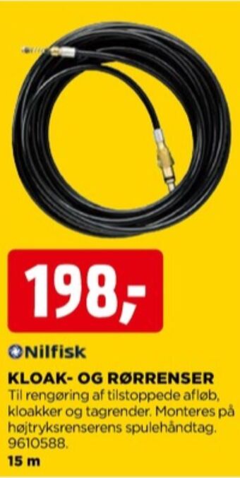 jem & fix Nilfisk kloakrenser tilbud
