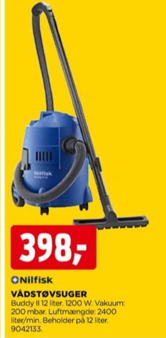 jem & fix Nilfisk våd-/ tør støvsuger tilbud