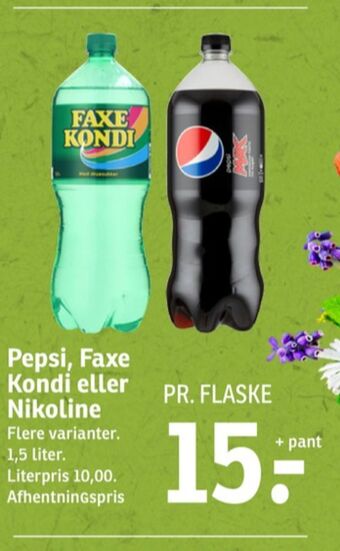 SPAR Pepsi max cola tilbud