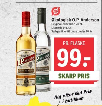 SPAR Klar krydret akvavit tilbud