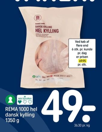 REMA 1000 Rema 1000 kylling tilbud