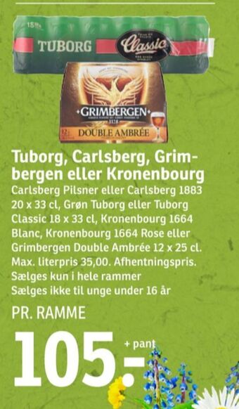 SPAR Pilsner øl tilbud