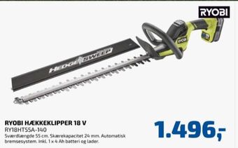 Ryobi hækkeklipper