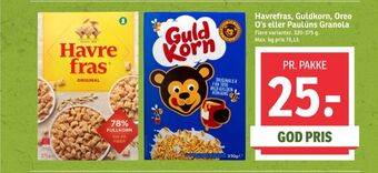 SPAR Havrefras morgenmadsprodukt tilbud