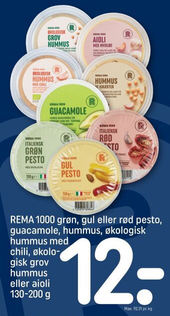 REMA 1000 Rema 1000 pesto tilbud