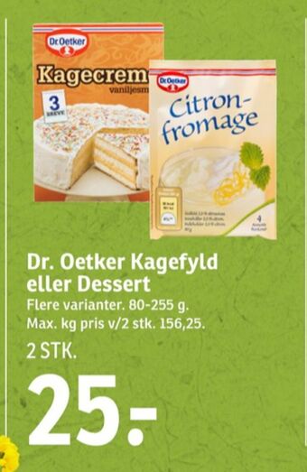 SPAR Dr oetker kagecreme tilbud