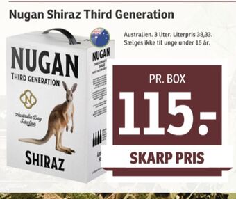 SPAR Ukendt australsk rødvin tilbud