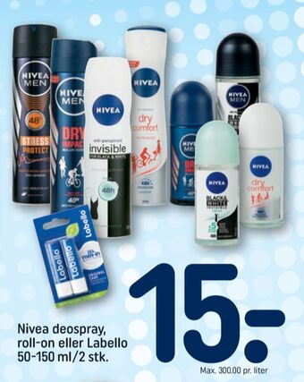 REMA 1000 Nivea deospray tilbud