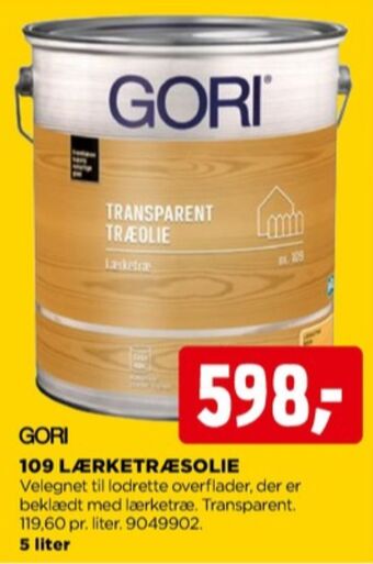 jem & fix Gori træolie tilbud