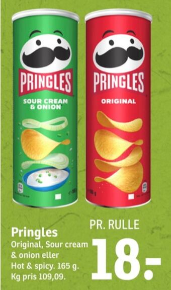 SPAR Pringles chips tilbud