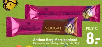 SPAR Anthon berg marcipanbrød nougat tilbud