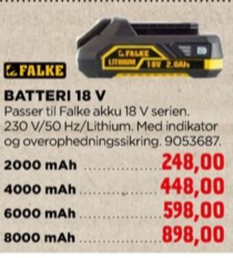 jem & fix Falke batteri tilbud