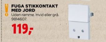 jem & fix Fuga stikkontakt tilbud