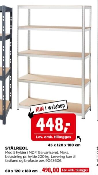 jem & fix Ukendt stålreol tilbud