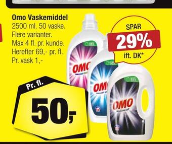 Calle Omo vaskemiddel tilbud