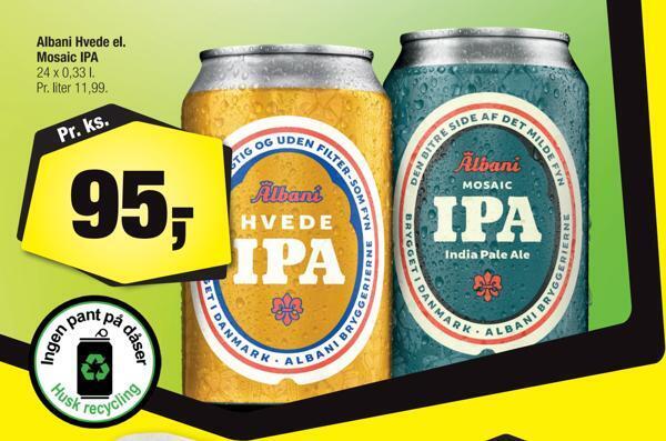 Calle Albani hvede el. mosaic ipa tilbud