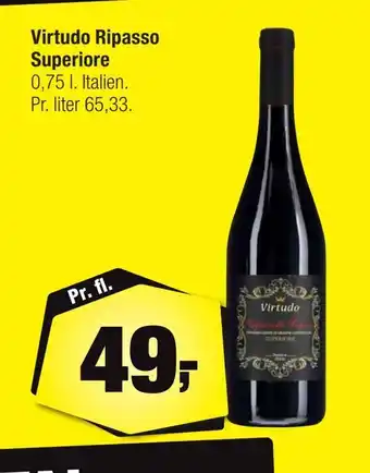 Calle Virtudo ripasso superiore tilbud