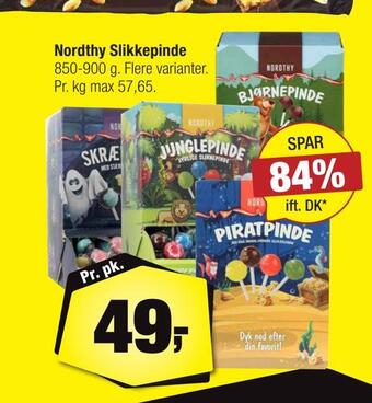 Nordthy slikkepinde