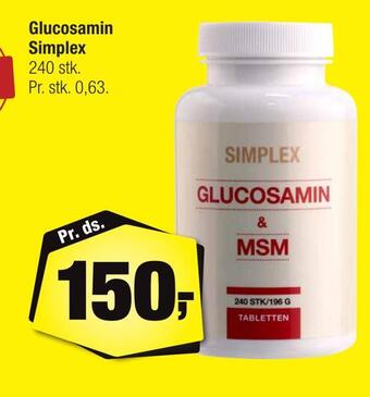 Calle Glucosamin simplex tilbud