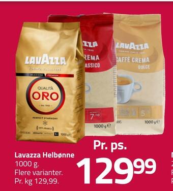 Fleggaard Lavazza helbønne tilbud