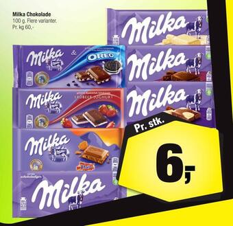 Calle Milka chokolade tilbud
