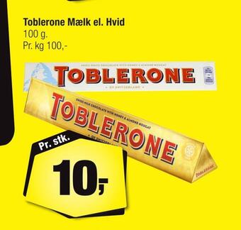 Calle Toblerone mælk el. hvid tilbud