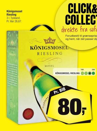 Calle Königsmosel riesling tilbud