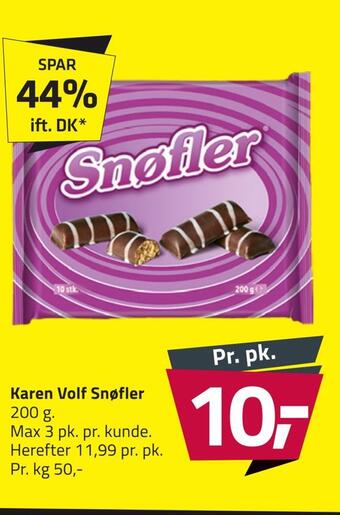 Karen volf snøfler