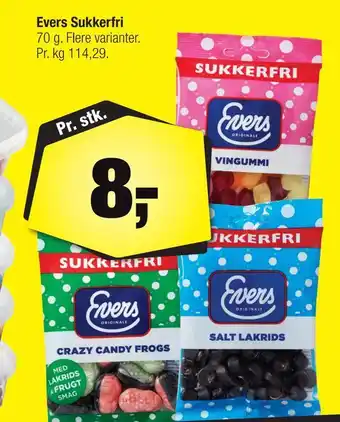 Evers sukkerfri