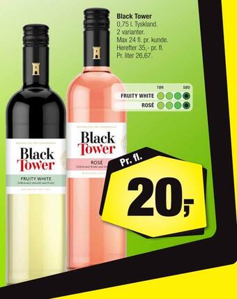 Calle Black tower tilbud