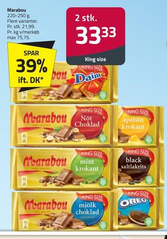 Fleggaard Marabou tilbud