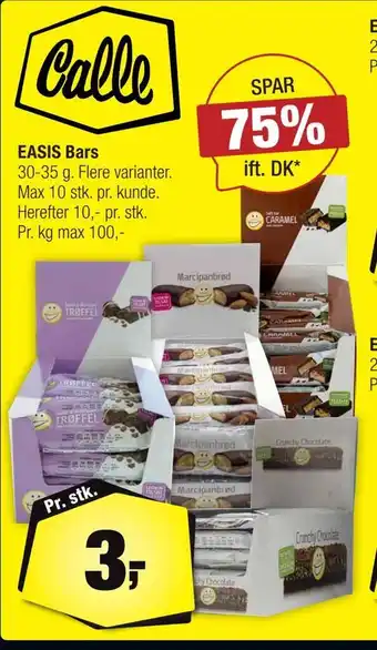 Calle Easis bars tilbud