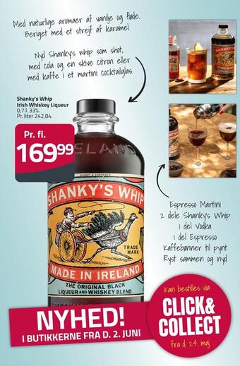 Shanky's whip irish whiskey liqueur